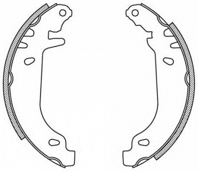 OPEN PARTS bsa208800 -  Комплект тормозных колодок